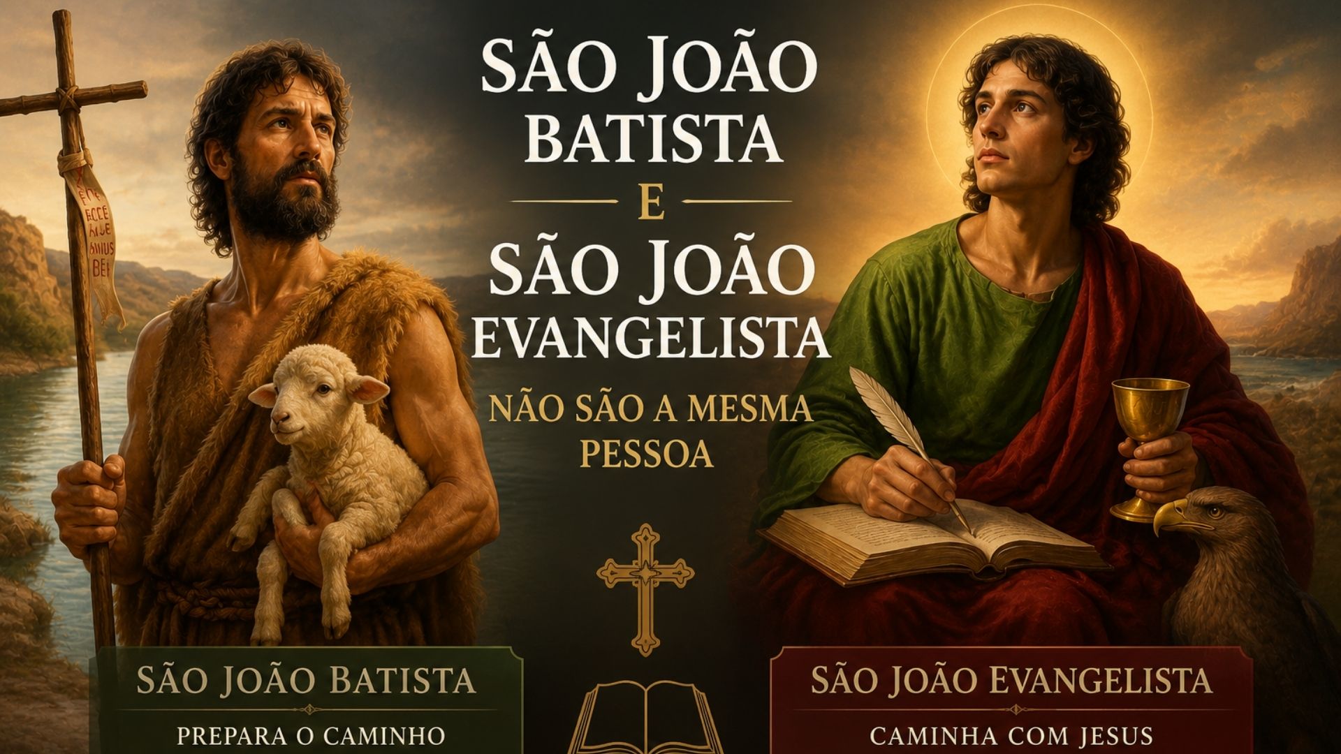 Diferenças entre São João Evangelista e São João Batista